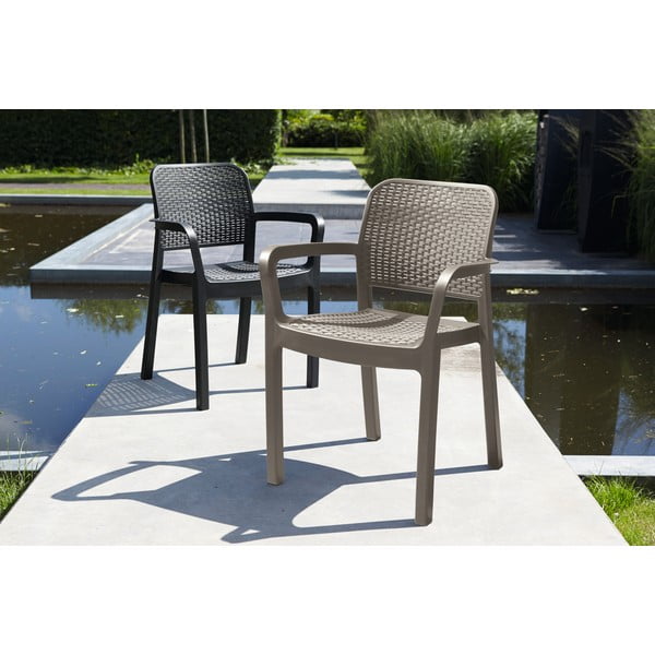 Tumepruun plastikust aiatool Samanna - Keter-image-2