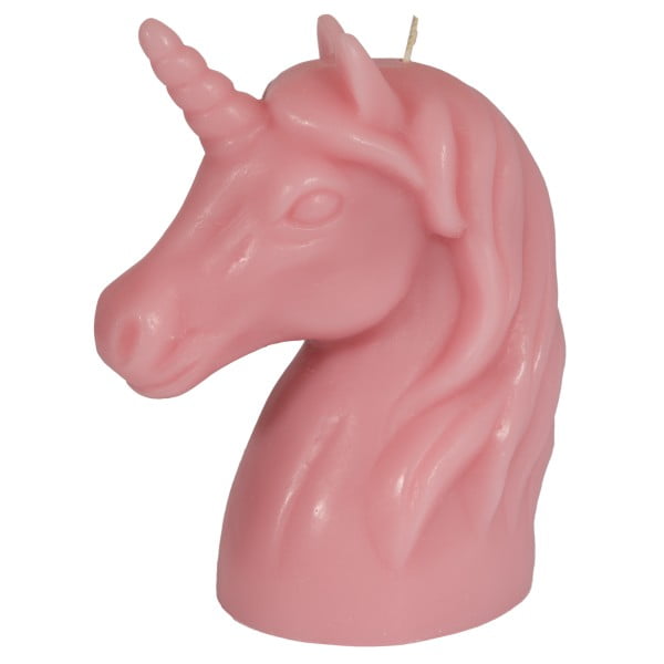 Růžová svíčka Fisura Unicorn