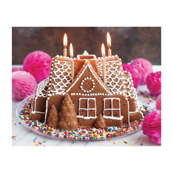 Hõbedast koogivorm , 2,1 l Gingerbread House - Nordic Ware-image-4