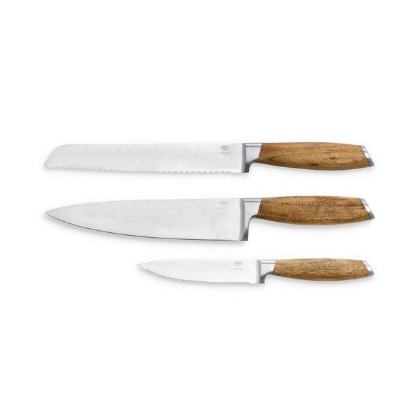 3-osaline roostevabast terasest nugade komplekt - Holm