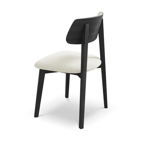 Kreemjas täispuidust söögitool Niu - Makamii-image-3