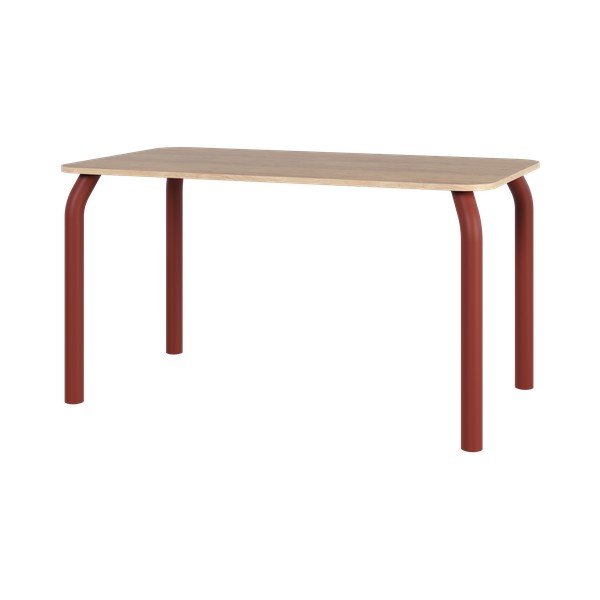 Söögilaud tammepuust pealispinnaga 80x140 cm Meko - noo.ma