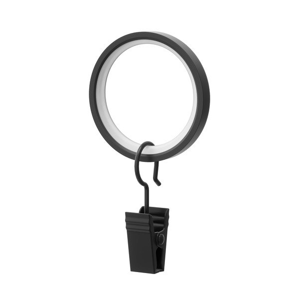 Metall kardinarõngas klambritega komplektis  7 tk Cappa – Umbra-image-2