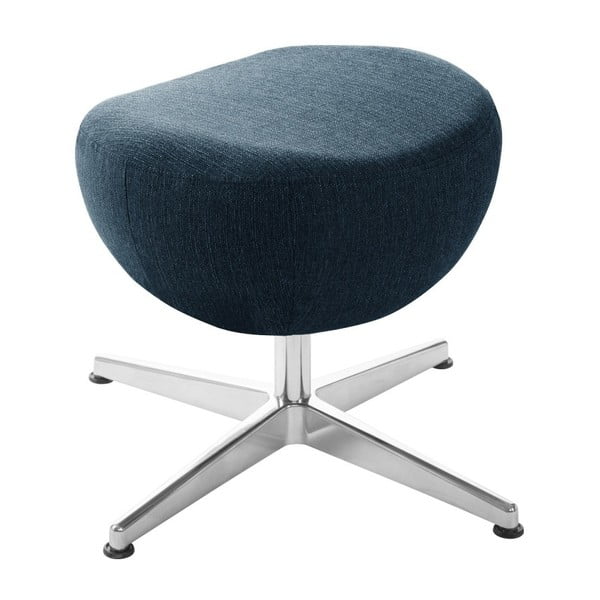 Tmavě modrá otočná stolička/podnožka My Pop Design Indiana