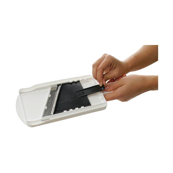 Valge ja must reguleeritav köögiviljaviilutaja Food & More - Fackelmann-image-1