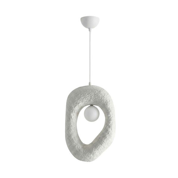 Valge metallist rippvalgusti Lore - Opviq lights