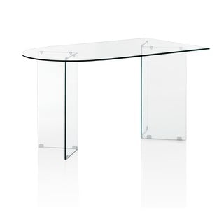 Klaasist söögilaud 80x130 cm Kaya - Tomasucci