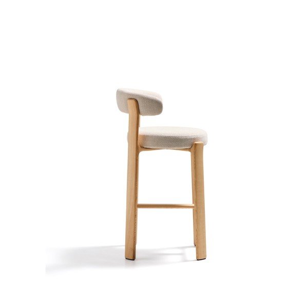 Beež saarepuidust baaritool (istme kõrgus 75 cm) Granite - Kave Home-image-3