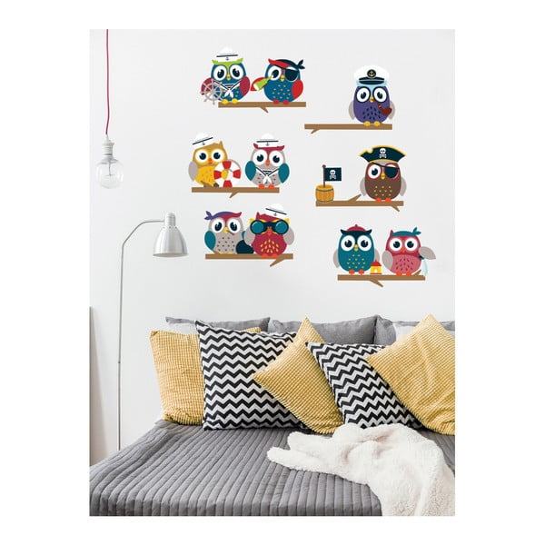 Owls seinakleebiste komplekt - Ambiance-image-1