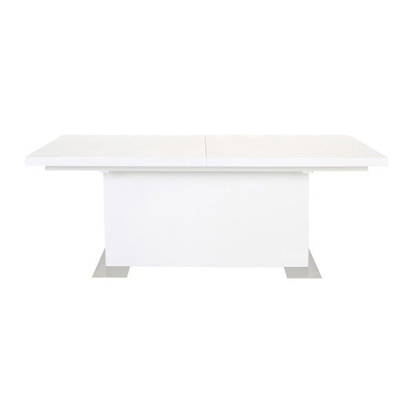 Bílý rozkládací jídelní stůl Actona Brick, délka 180 - 230 cm