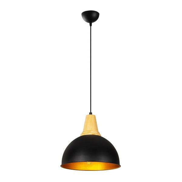 Černé kovové závěsné svítidlo Opviq lights Parthena-image-2