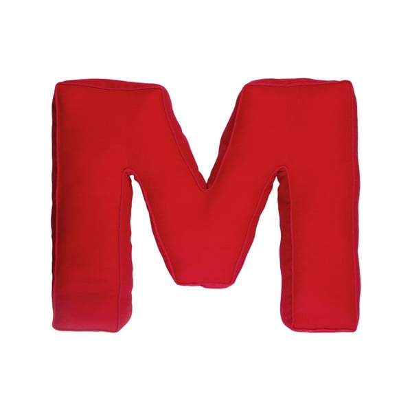 Látkový polštář M, červený