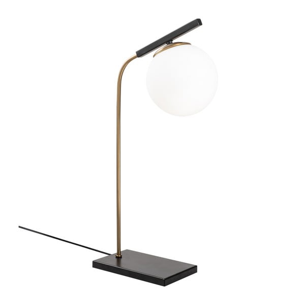 Černá kovová stolní lampa Opviq lights Nona-image-1