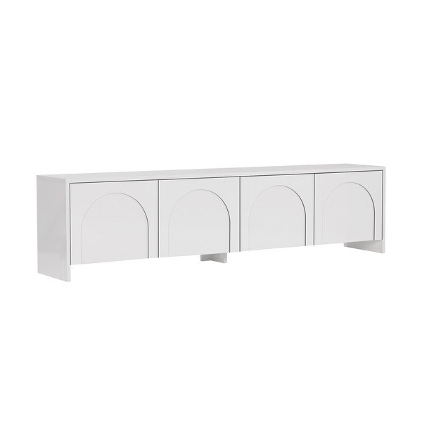 Valge telekaalus 180x45x32 cm Aurelia - Kalune Design
