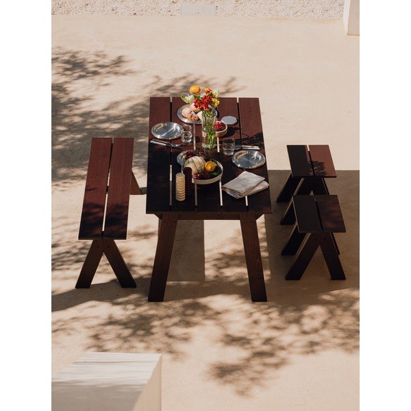 Männipuidust aiasöögilaud 77x140 cm Navo - noo.ma-image-2