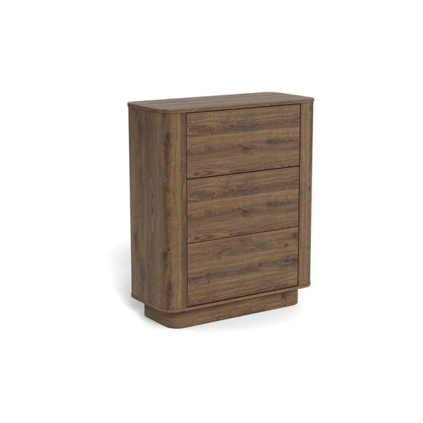 Tumeda naturaalse tammepuust kummut 90x107x40 cm Atmore - Actona