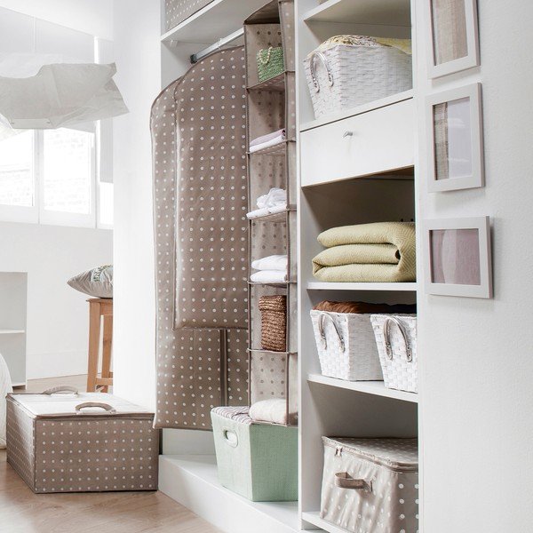 Beeži värvi hoiukott Dots, 50 x 70 cm Rivoli - Compactor-image-3