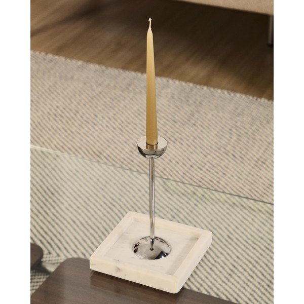 Metallist küünlajalg Nirela - Kave Home-image-1