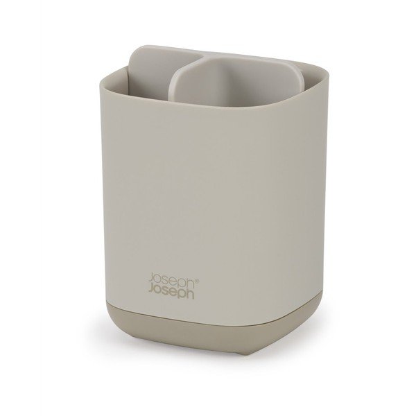 Beež plastikust hambaharjatops EasyStore - Joseph Joseph