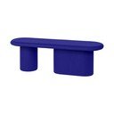 Sinine villapolsterdatud pink Rull - noo.ma