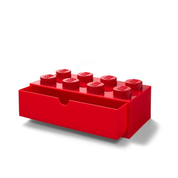 Punane lauanõude kast sahtliga , 31 x 16 cm - LEGO®-image-1