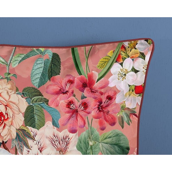 Oranž orgaanilisest puuvillast üheinimesevoodilina Flowery, 140 x 220 cm Organic - Descanso-image-3