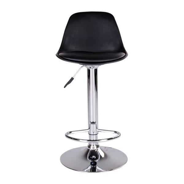 Mustad pöörlevad baaritoolid 2tk komplektis 82 cm Trondheim – House Nordic-image-3