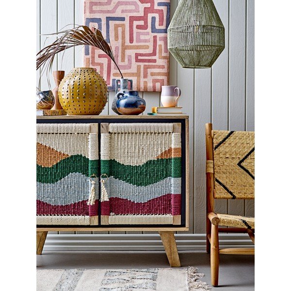 Madal mangopuidust kapp 93x80 cm Sedik - Bloomingville-image-2