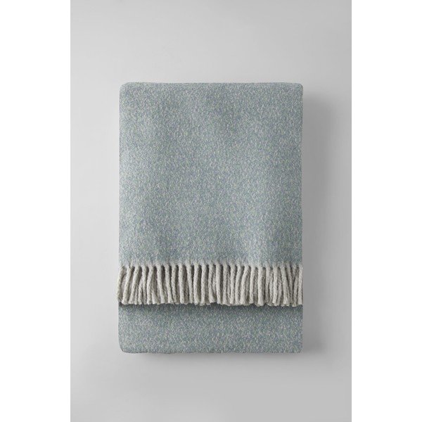 Sinine pleed puuvilla seguga 140x180 cm Rennes – Euromant