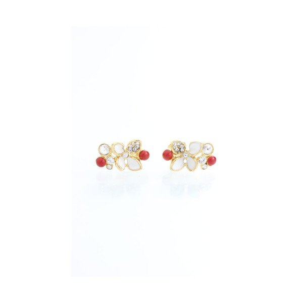 Pozlacené náušnice s krystaly Swarovski Elements Laura Bruni Elvira-image-1