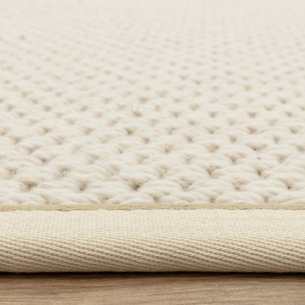 Kreem kahepoolne/käsitsi kootud villasegu vaip 160x240 cm Korra Double Loop - Asiatic Carpets-image-4