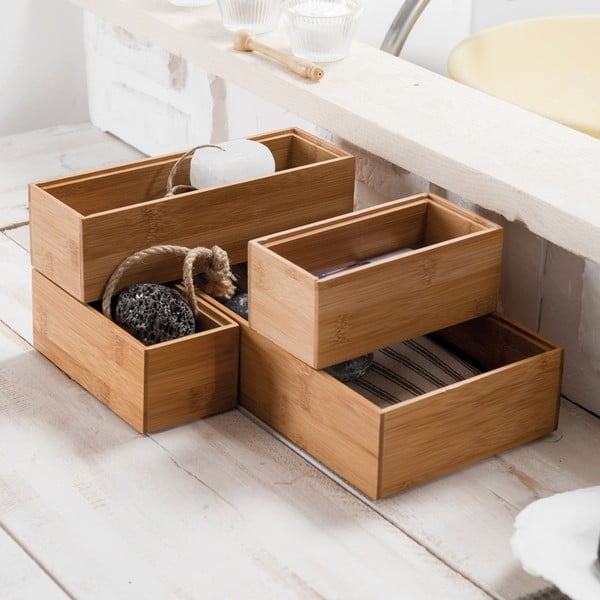 Bambusest organiseerija Woody, 30 x 15 x 6,35 cm - Compactor-image-1