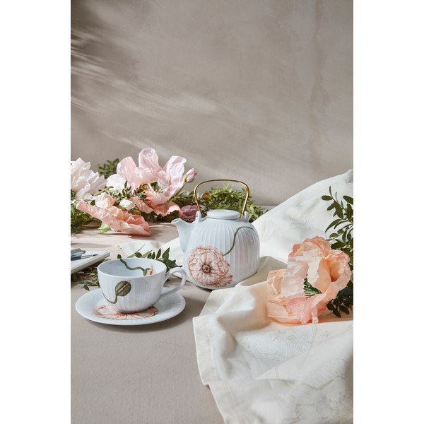 Valge portselanist tass 380 ml Hammershøi Poppy - Kähler Design-image-3