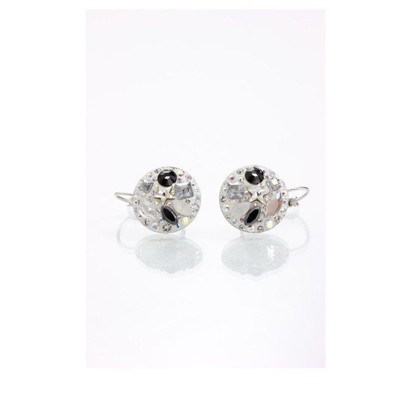 Náušnice se Swarovski Elements Laura Bruni Tenebris