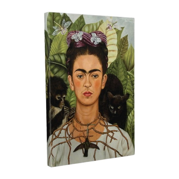 Seinareproduktsioon lõuendil , 30 x 40 cm Frida Kahlo - Wallity-image-2
