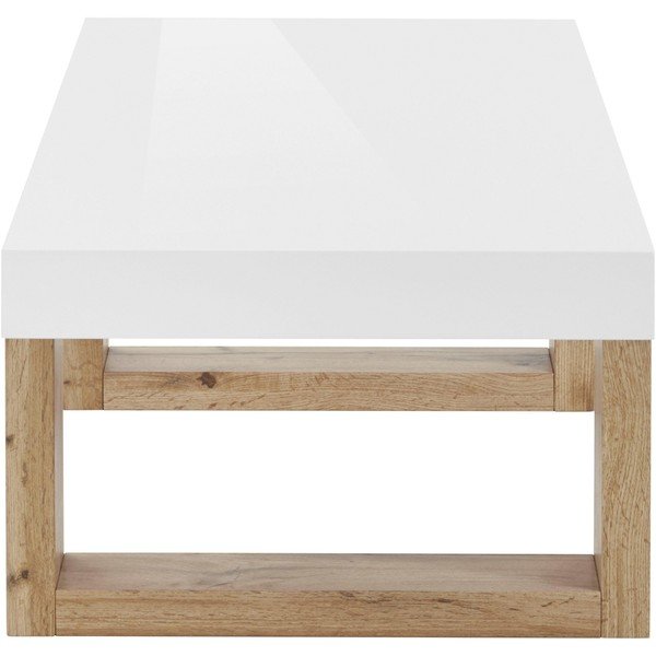 Valge diivanilaud 60x120 cm Solid - Støraa-image-2