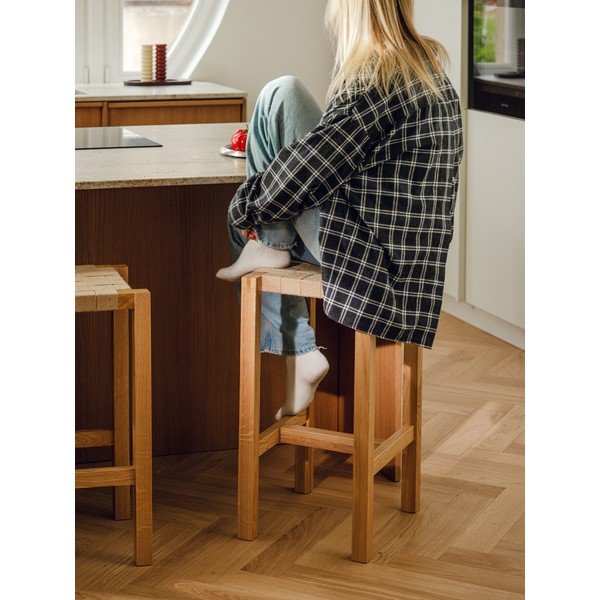 Naturaalsest tammepuidust baaritool (istme kõrgus 68 cm) Toli - noo.ma-image-3