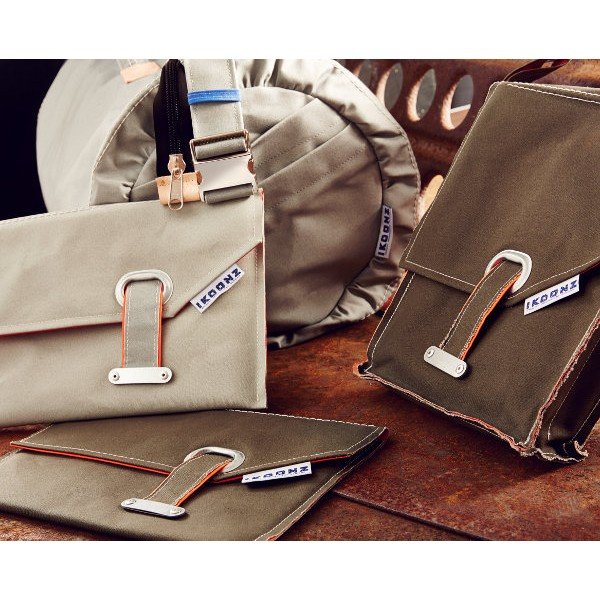 Taška Weekender, olive/orange-image-1