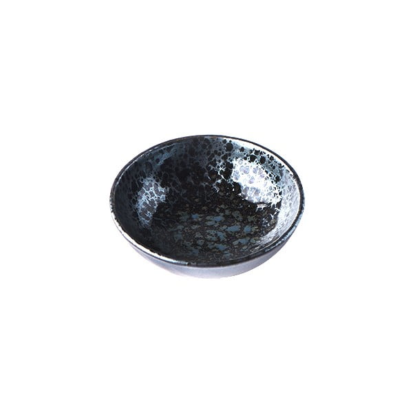 Must-hall keraamiline madal kauss Pearl, ø 13 cm Black Pearl - MIJ
