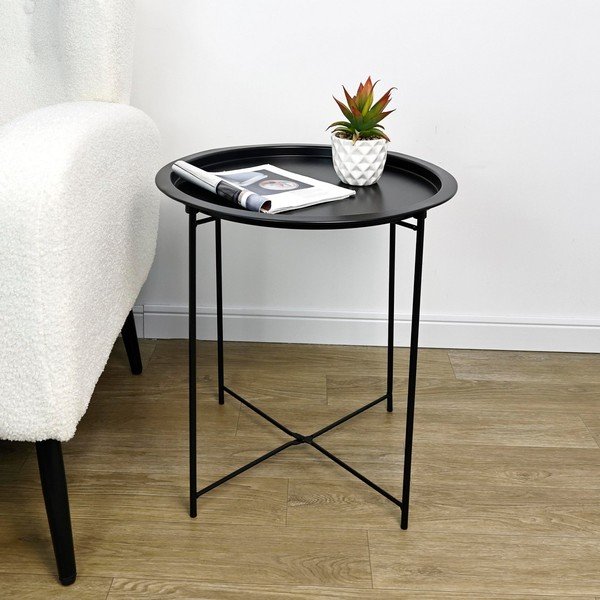 Metallist ümmargune abilaud ø 47 cm Hilmar - Yes Everyday-image-2