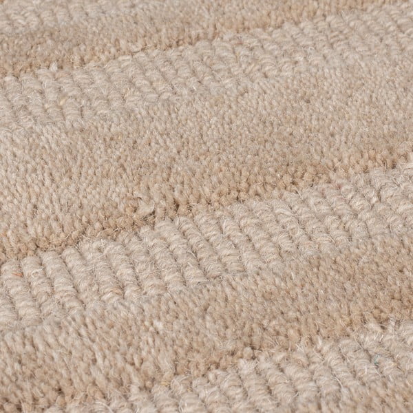 Beež käsitsi kootud villane vaip 120x170 cm Zen Rectangles - Flair Rugs-image-2