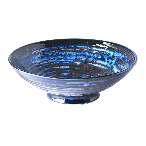 Sinine keraamiline serveerimiskauss Swirl, ø 25 cm Copper - MIJ