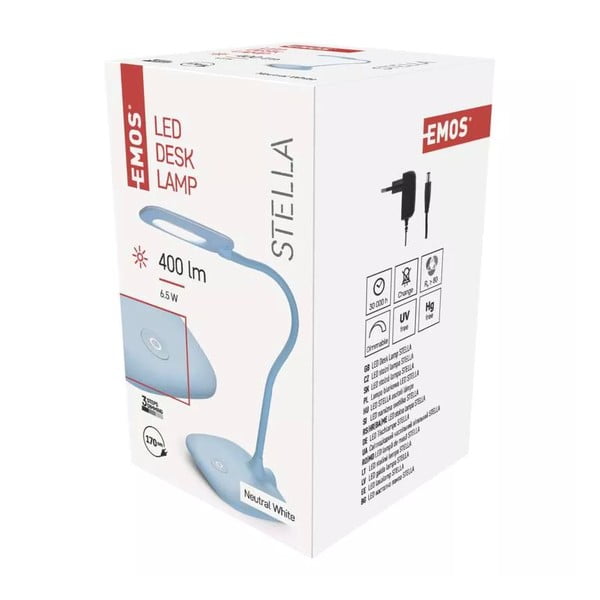 Helesinine dimmerdatav LED laualamp (kõrgus 55 cm) Stella - EMOS-image-1