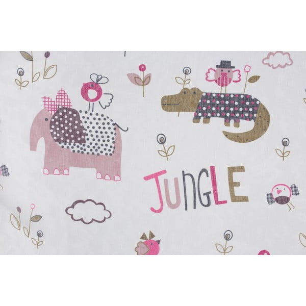 Valge/roosa lastekardin 300x260 cm Giraffe – Mendola Fabrics-image-4