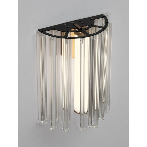 Messingist värvi klaasist LED-seinavalgusti Nol - Nova Luce-image-2