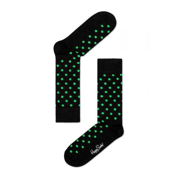 Ponožky Happy Socks Green Dots, vel. 36-40