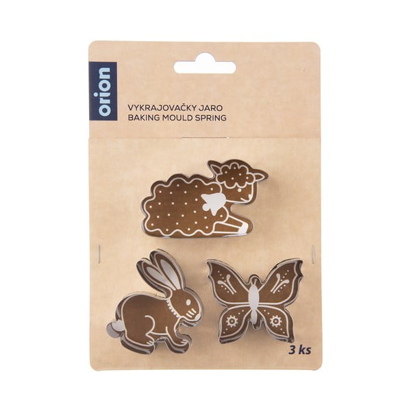 Lihavõttepühade küpsisevormid 3tk komplektis - Orion-image-4