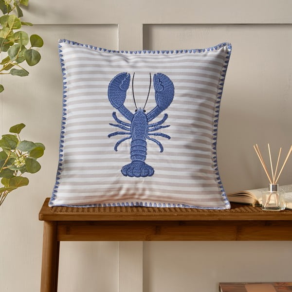 Laste padi 45x45 cm Lobster Embroidered - Catherine Lansfield-image-1