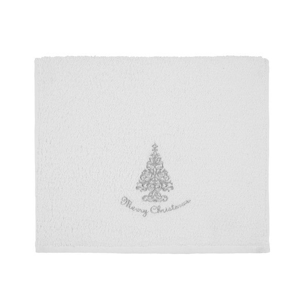 Osuška Christmas Merry White, 30 x 50 cm