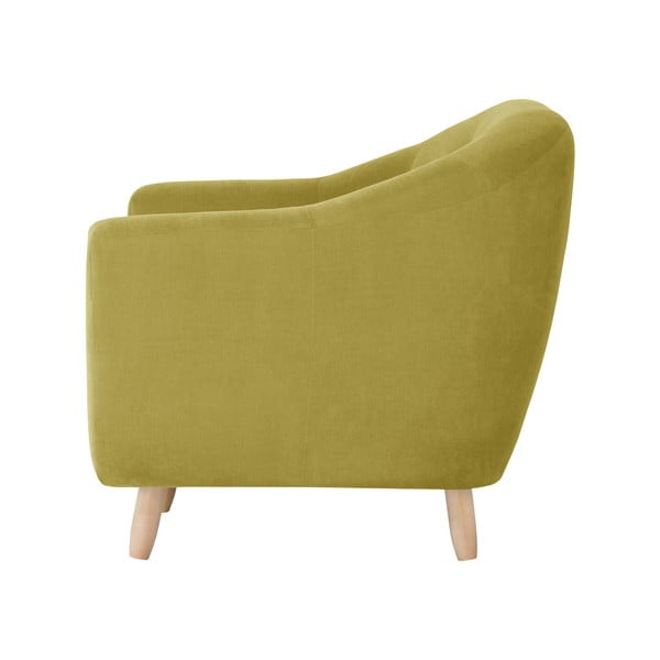 Žluté křeslo Jalouse Maison Vicky-image-2